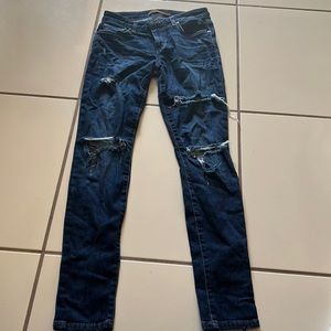 Beautiful gentle worn jeans